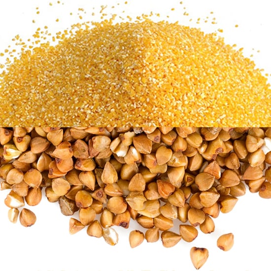 Corn flour with buckwheat called 'Taragna'